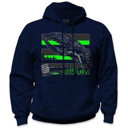 SEATTLE REBORN HOODIE GR/BK L